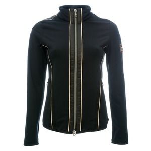 EMMEGI Women's Fleece KATJA Active Sports Ski Jacket Black 4/S $390 Nwt